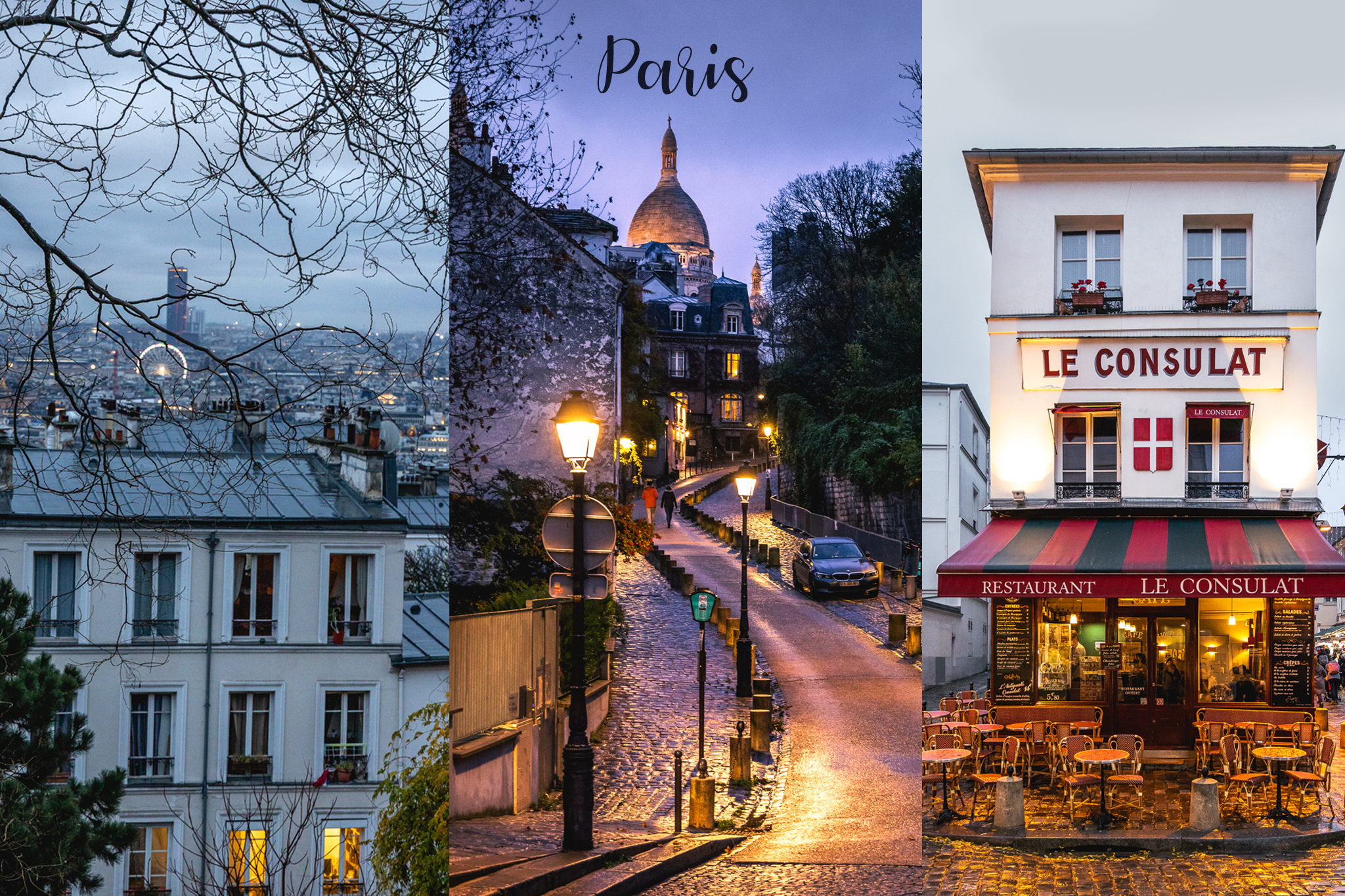 Paris pe frig, vânt și ploaie